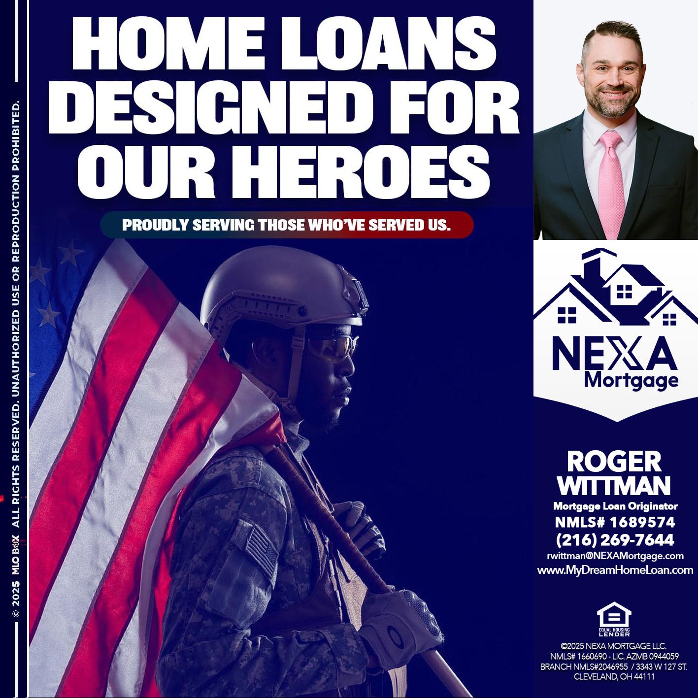 home loans - Roger Wittman -Mortgage Loan Originator