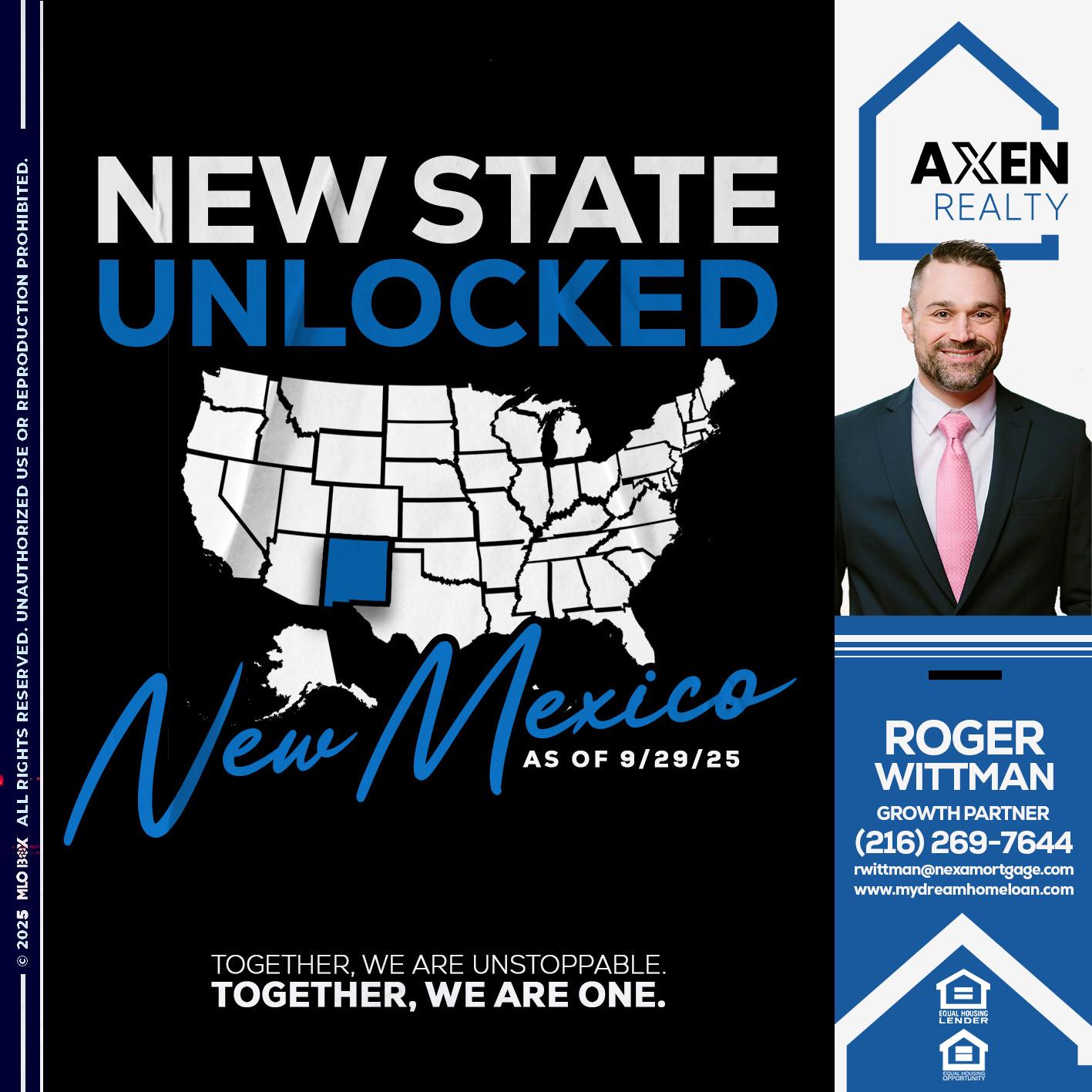 NEW MEXICO - Roger Wittman -Mortgage Loan Originator
