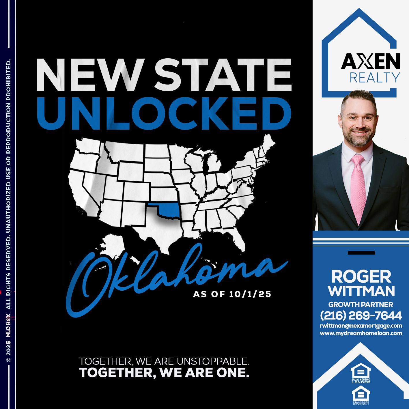 OKLAHOMA LIVE - Roger Wittman -Mortgage Loan Originator