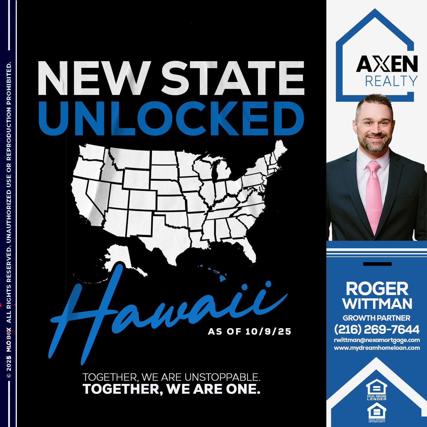 HAWAII UNLOCKED - Roger Wittman -Mortgage Loan Originator