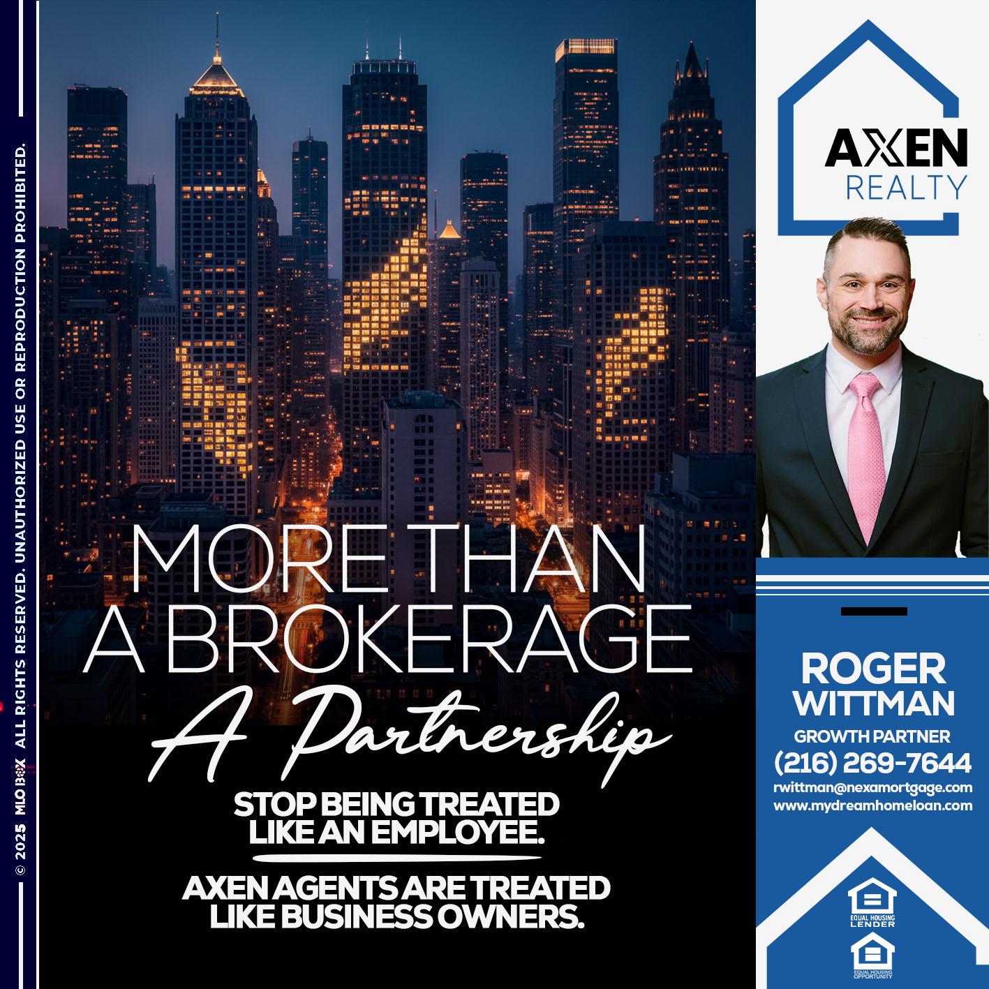 MORE THAN - Roger Wittman -Mortgage Loan Originator