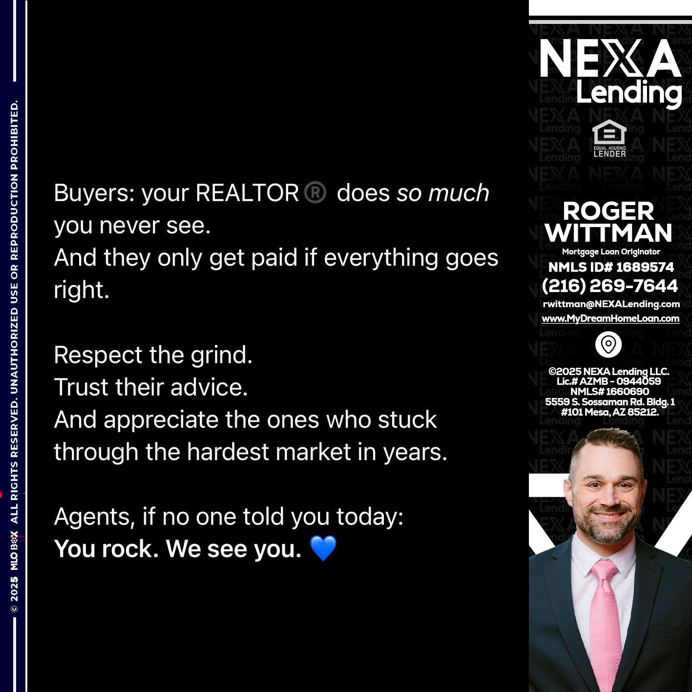 BUYERS - Roger Wittman -Mortgage Loan Originator