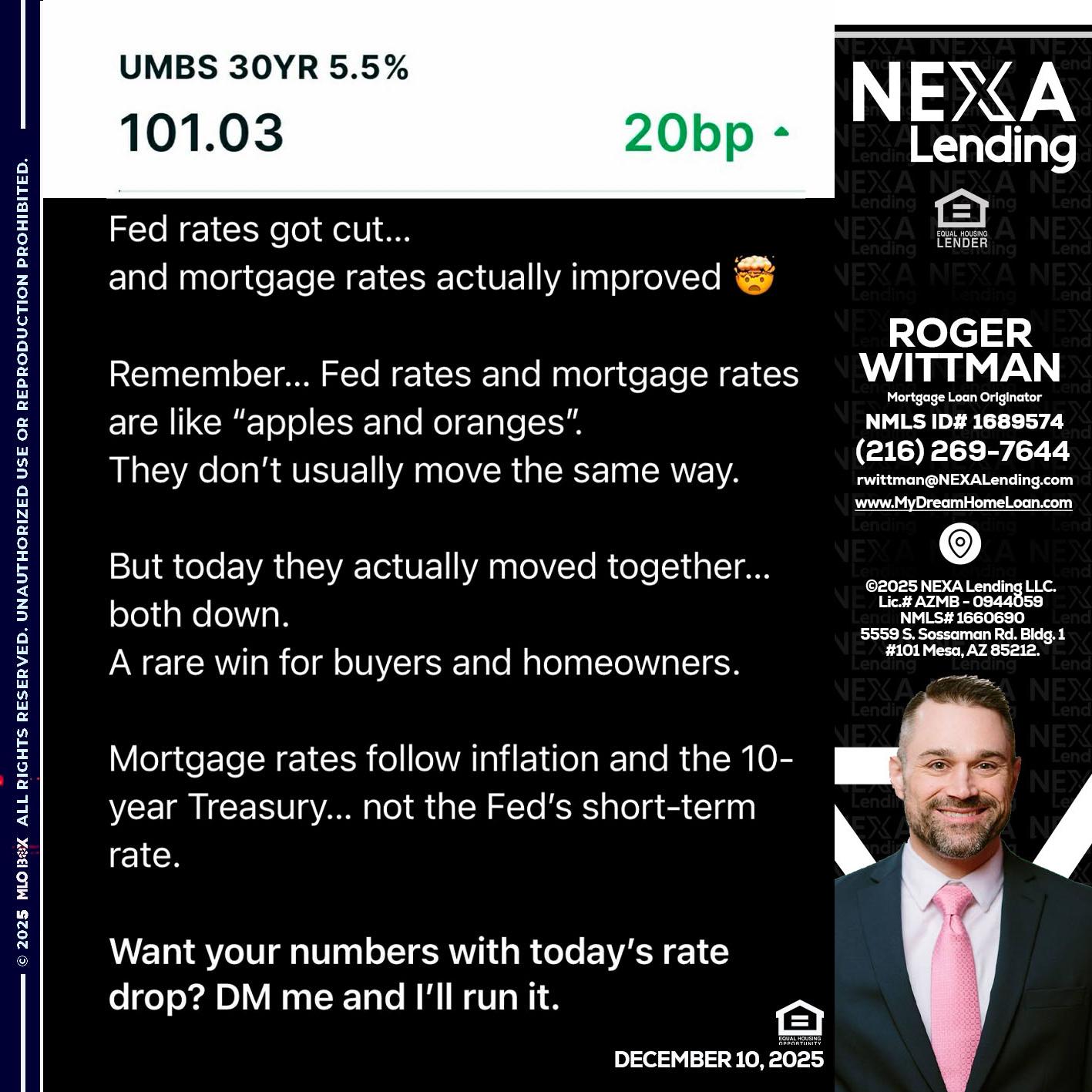 101.3 - Roger Wittman -Mortgage Loan Originator