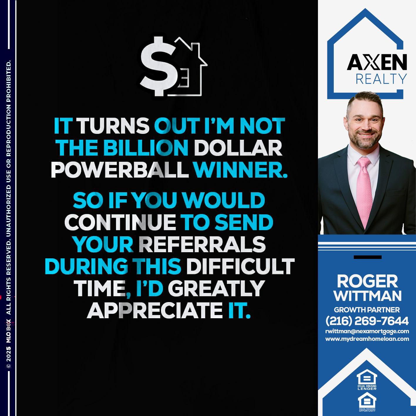 it turns - Roger Wittman -Mortgage Loan Originator