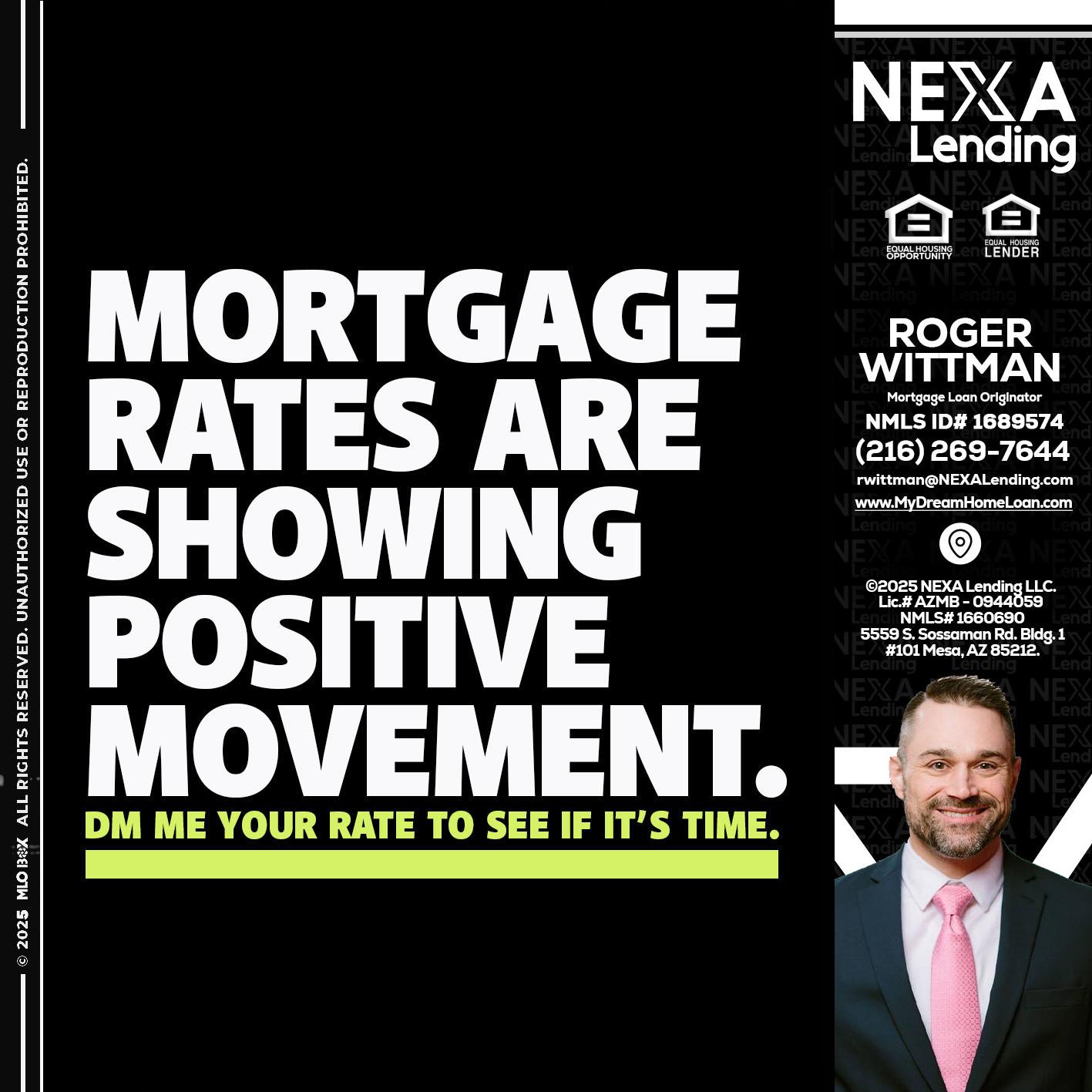 MORTGAGE - Roger Wittman -Mortgage Loan Originator