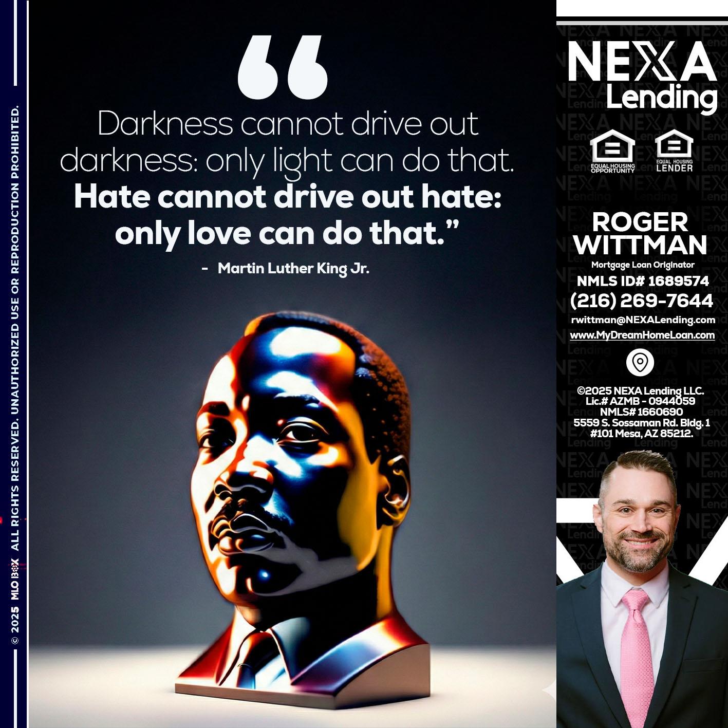 MLK 2026 - Roger Wittman -Mortgage Loan Originator