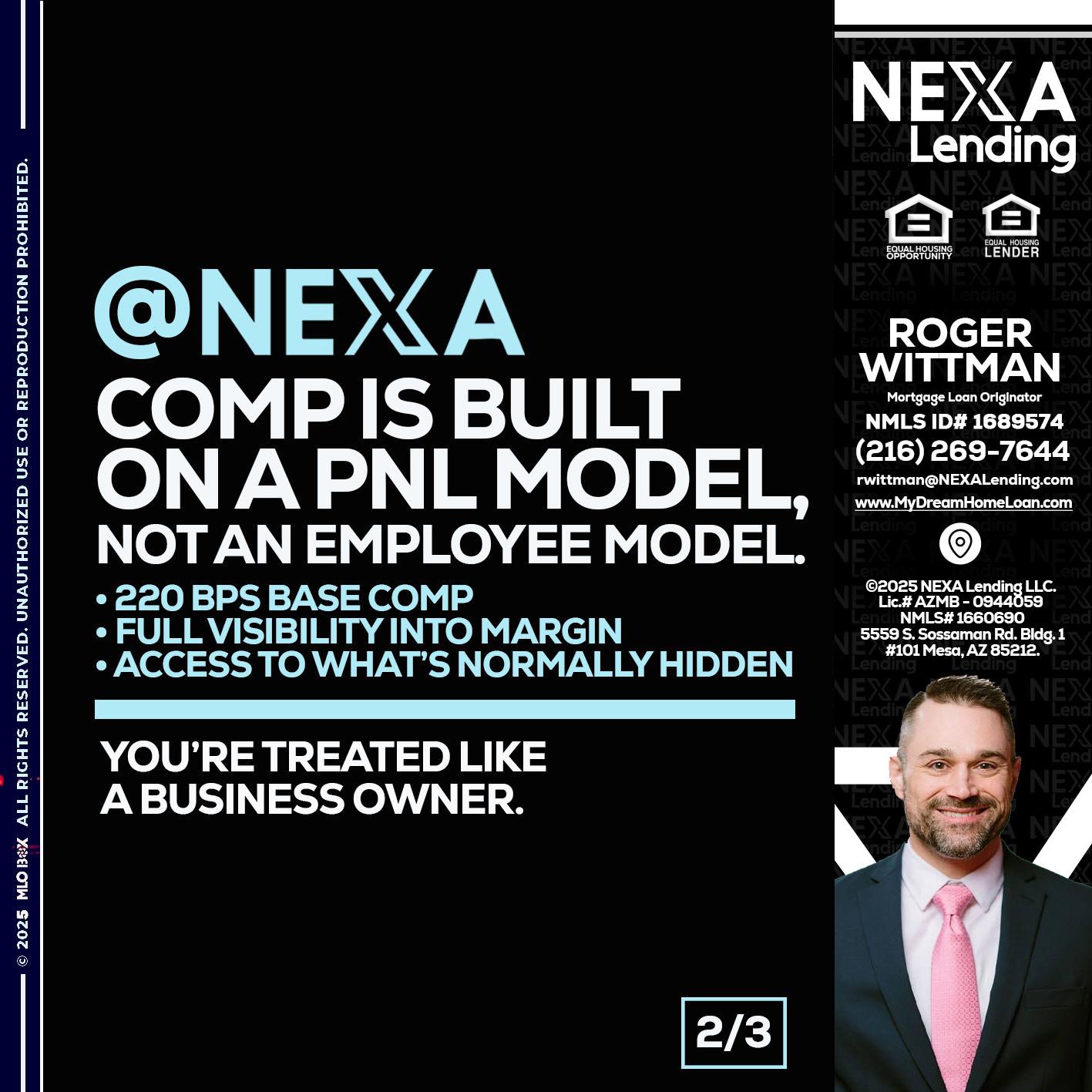 2 OF 3 - Roger Wittman -Mortgage Loan Originator