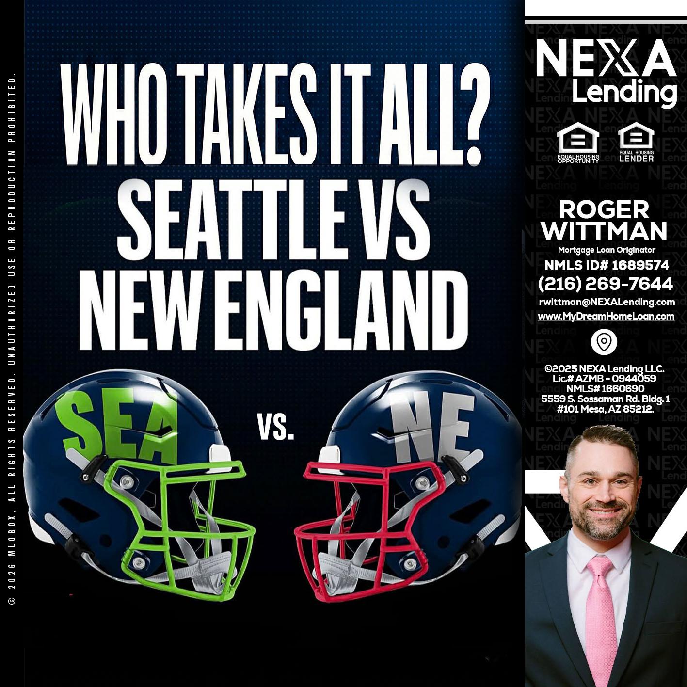 WHO TAKE IT ALL? - Roger Wittman -Mortgage Loan Originator