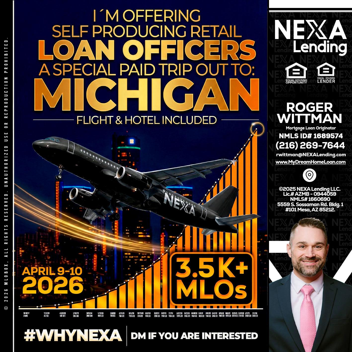 3.5K - Roger Wittman -Mortgage Loan Originator