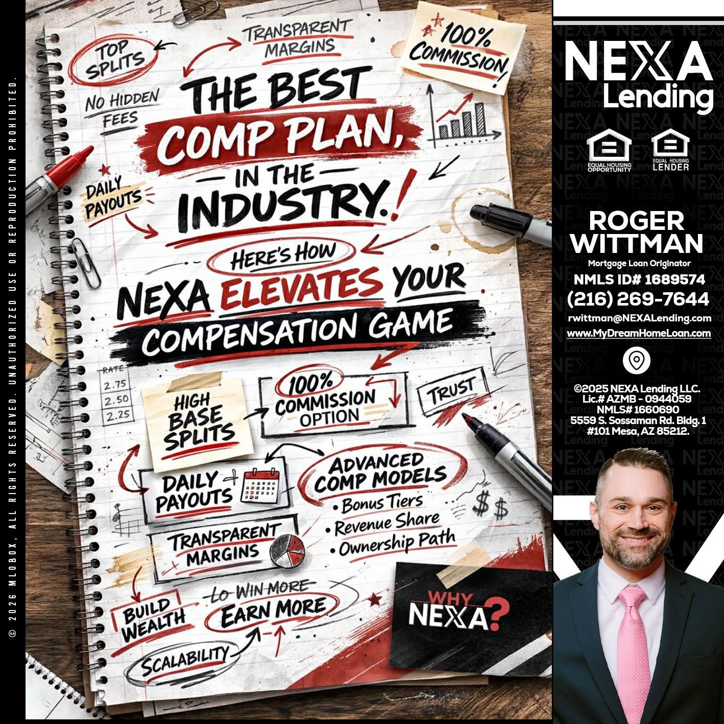 THE BEST COMP - Roger Wittman -Mortgage Loan Originator