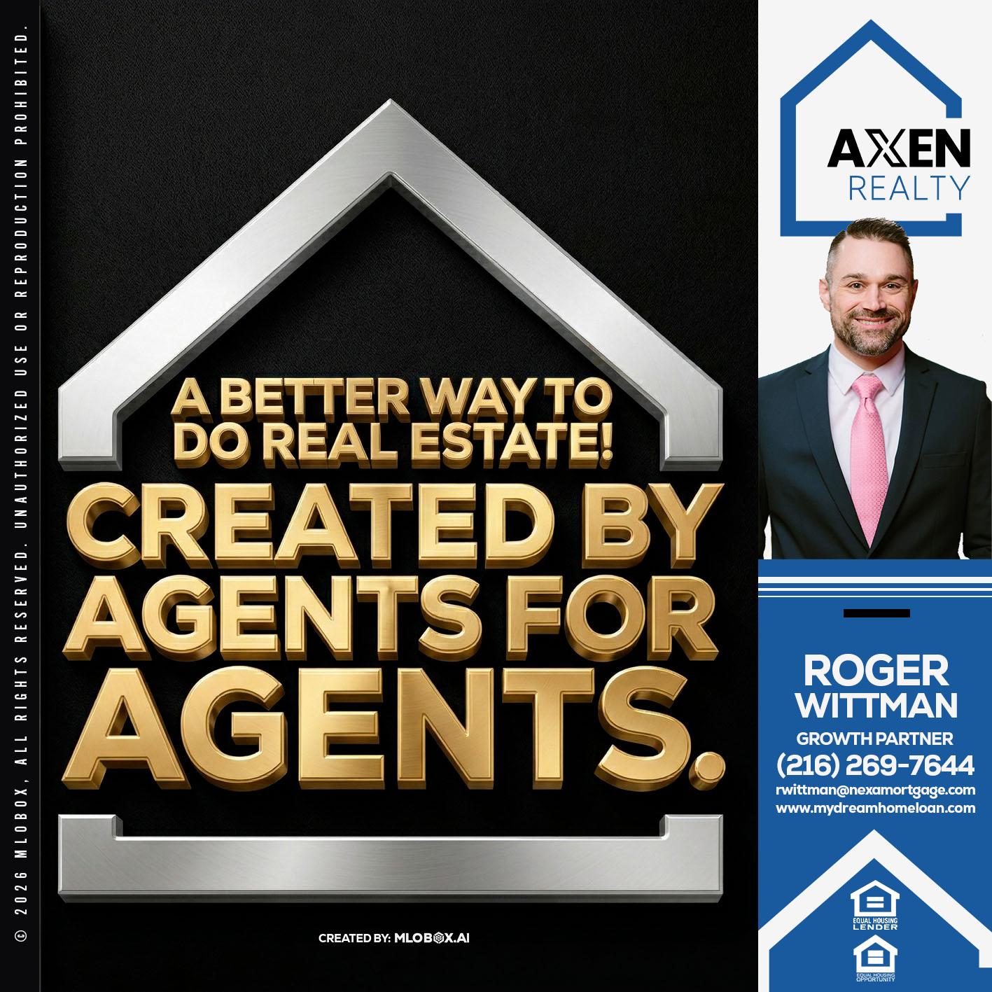 A BETTER WAY - Roger Wittman -Mortgage Loan Originator