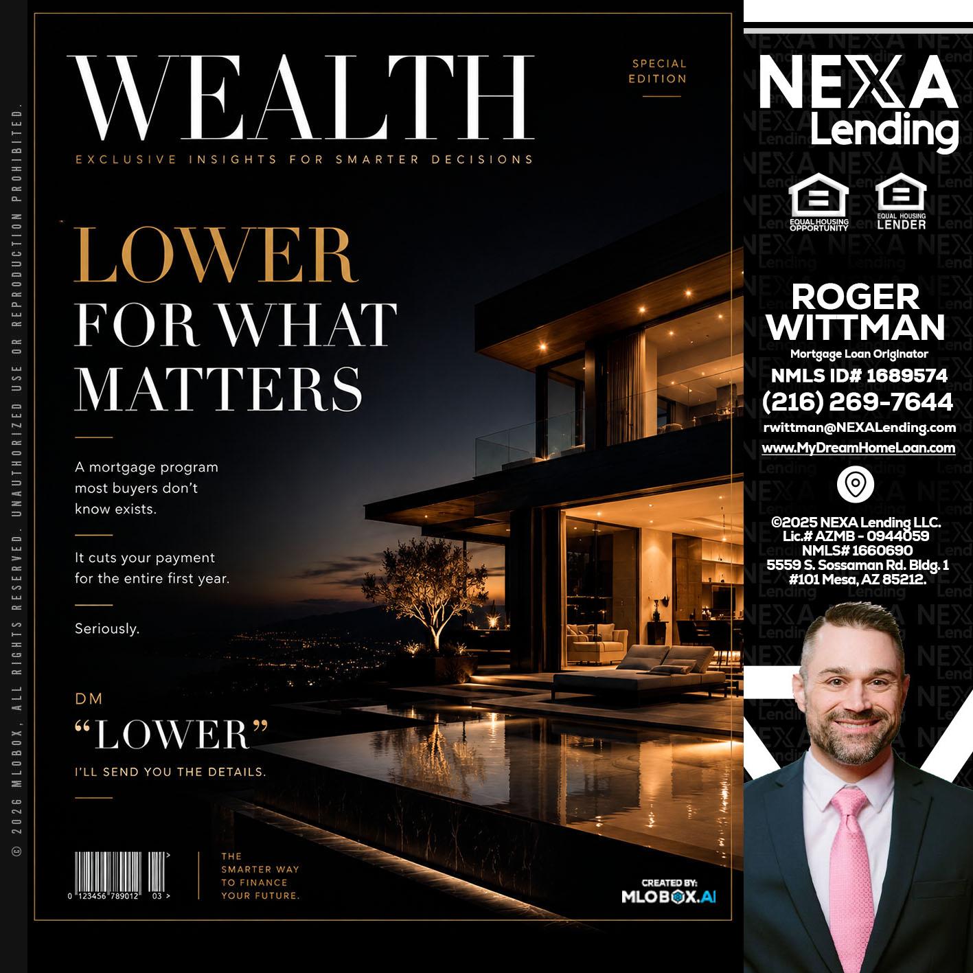 WEALTH - Roger Wittman -Mortgage Loan Originator