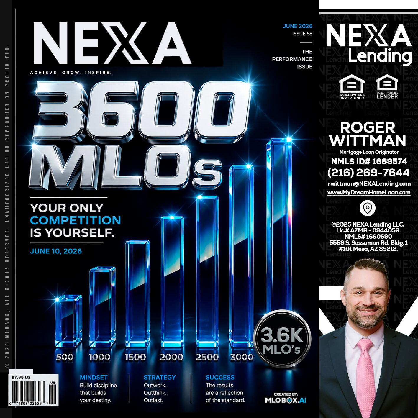3600 MLOs - Roger Wittman -Mortgage Loan Originator