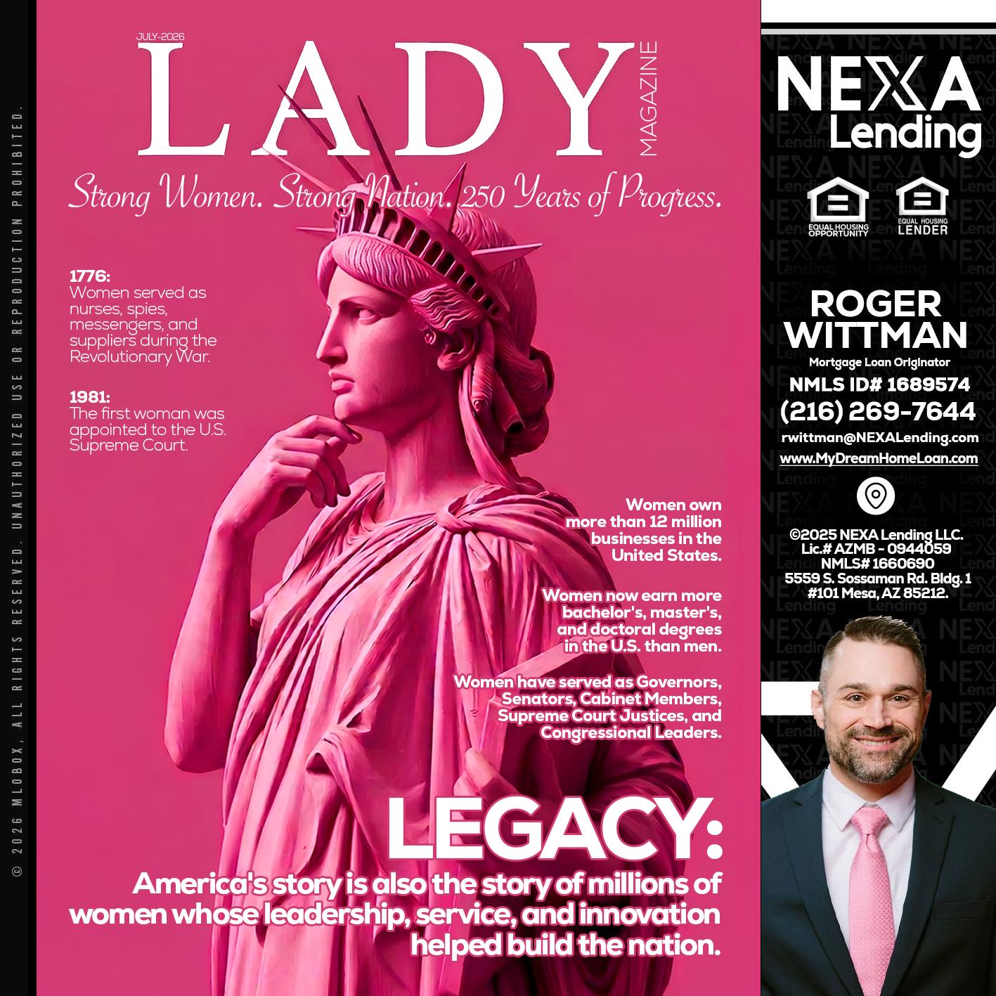 LADY LIBERTY! - Roger Wittman -Mortgage Loan Originator