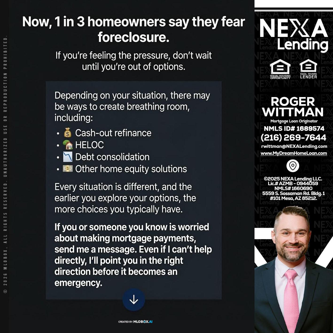 NOW - Roger Wittman -Mortgage Loan Originator