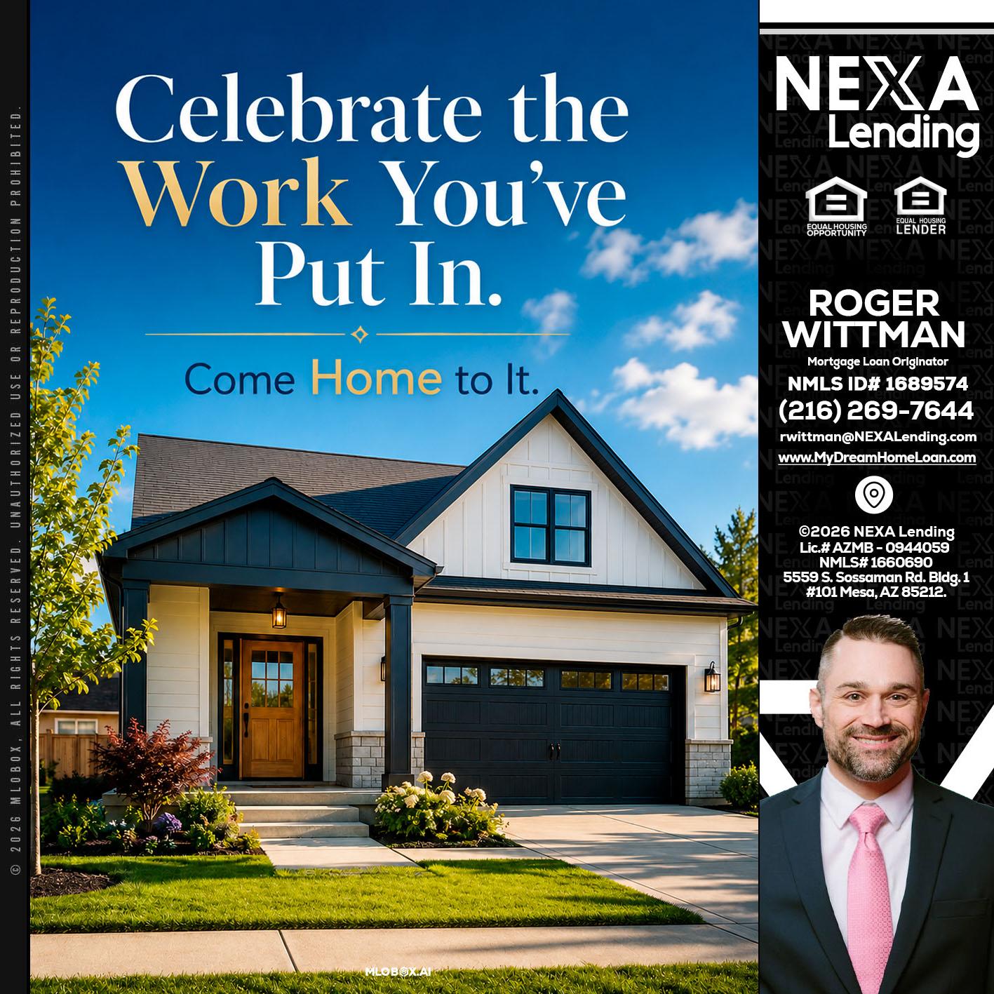celebrate Labor Day - Roger Wittman -Mortgage Loan Originator