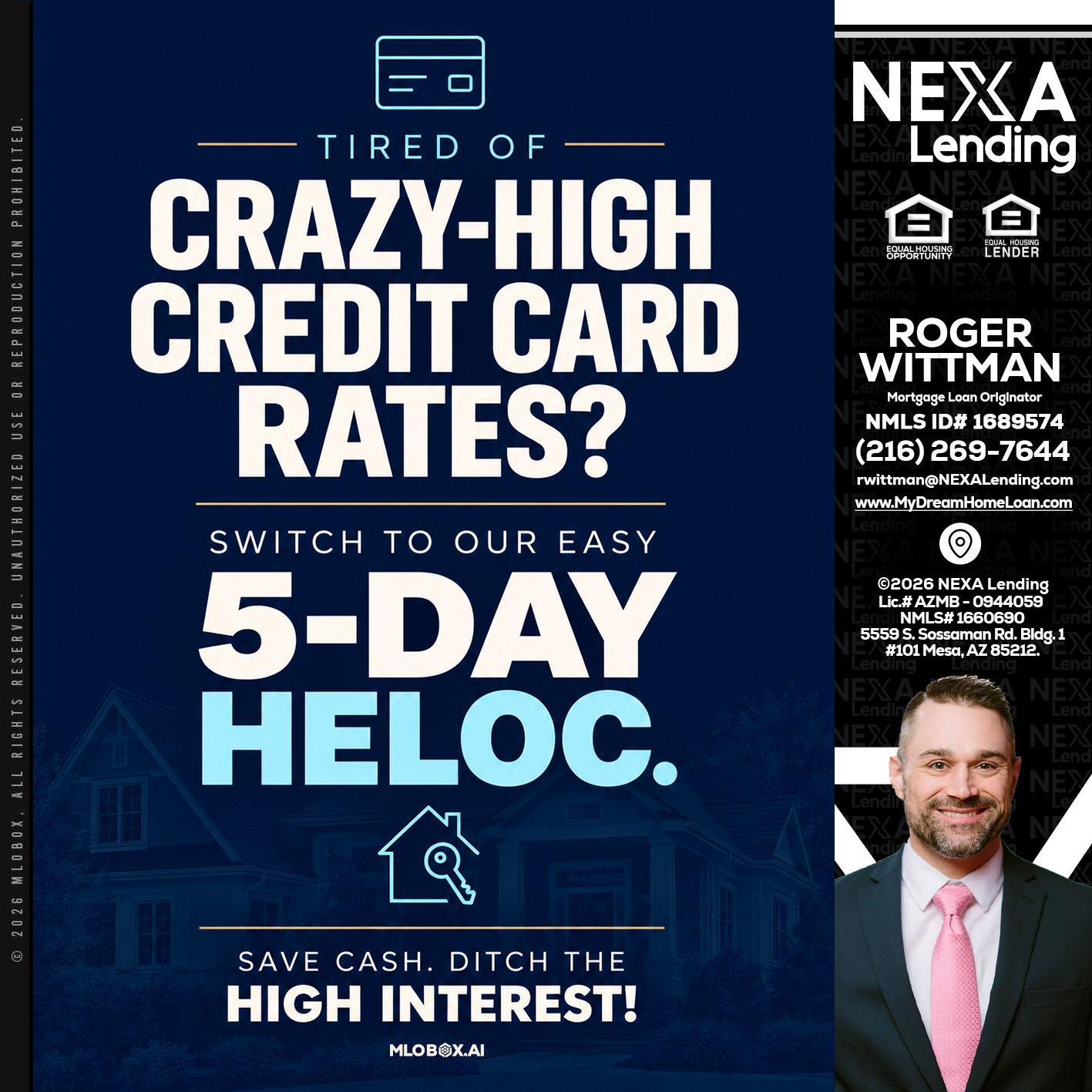 crazy high - Roger Wittman -Mortgage Loan Originator
