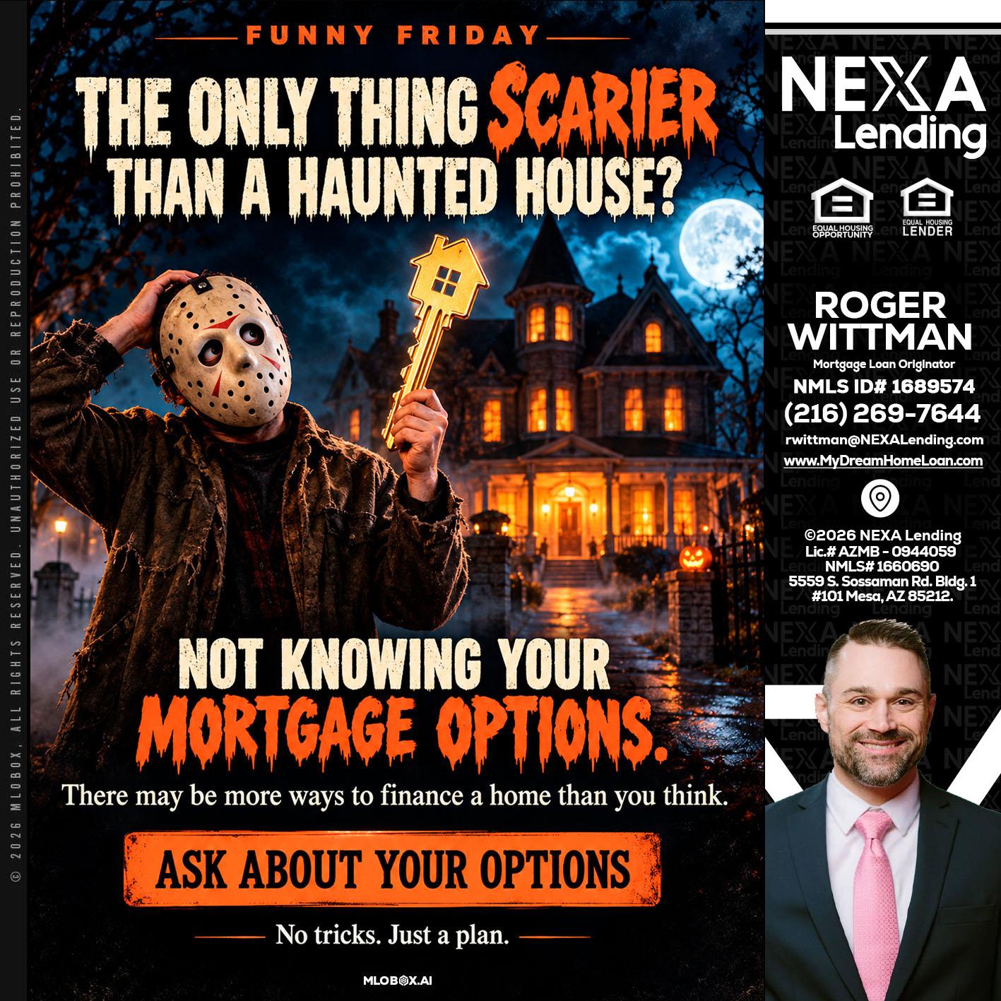 FUNNY FRIDAY - Roger Wittman -Mortgage Loan Originator